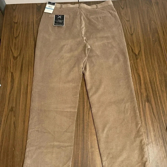 Perry Ellis Portfolio Easy Care Flat Front Corduroy Dress Pants Men’s 36”Wx32”L - Picture 14 of 15